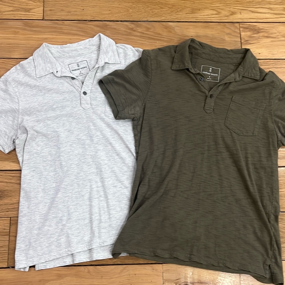 2 Size Small Mutual Weave Shirts